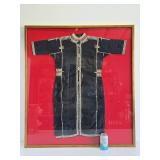 Excellent Old Antique Handmade Dress - Professionally Framed