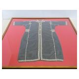 Excellent Old Antique Handmade Dress - Professionally Framed