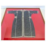 Excellent Old Antique Handmade Dress - Professionally Framed