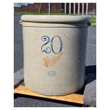 Antique Red Wing 20 Gallon Stoneware Crock