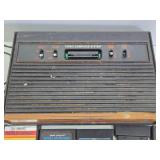ATARI 2600 Video Games System w/Games - Dusty/Dirty