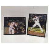 2 Authentic JOE NATHAN Minnesota Twins Autographed Large Photos