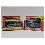 2 NOS Vintage MATCHBOX Speed Kings - Barracuda & K-55 Corvette Caper Cart