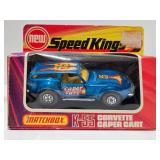 2 NOS Vintage MATCHBOX Speed Kings - Barracuda & K-55 Corvette Caper Cart