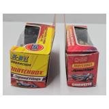 2 NOS Vintage MATCHBOX Speed Kings - Barracuda & K-55 Corvette Caper Cart