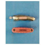 Craftsman Allen Wrench Set and Craftsman Tire Gauge