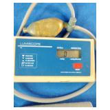 Lumiscope Digitronic 1085M or similar semi-automatic digital blood pressure monitor.
