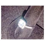 Elegant .925 Sterling Silver Ring Ladies silver ring size 10