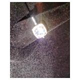 Elegant .925 Sterling Silver Ring Ladies silver ring size 10