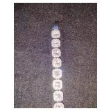 Beautiful 8 Inch Stone Bracelet