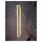 Three Brand New Gold-Tone rope Chain Necklace