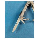 Gerber Multi-Plier 600 series tool, identified by its bead-blast stainless steel construction and sliding plier mechanism.