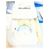 MSRP $100 NEW ResMed AirFit P10 CPAP Mask System 62900, Includes Nasal Pillows & Headgear - Package Has Been Opened & Contents Pictured