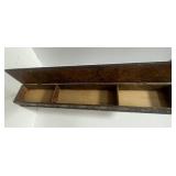 Beautiful 35" Hand Made Hand Painted Wooden Box