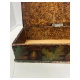 Beautiful 35" Hand Made Hand Painted Wooden Box