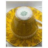 5 Vintage Cups and Saucers; Royal Ann, Royal Grafton, Relco, England