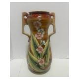 Vintage 16" Tall Double Handled Art Pottery Vase