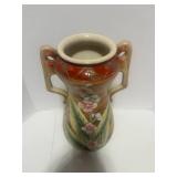 Vintage 16" Tall Double Handled Art Pottery Vase