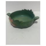 Vintage Roseville Art Pottery Consol Bowl Clematis Pattern