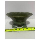 Vintage Brush Pottery Kidney Shaped Planter Speckled Glaze