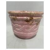 Two Vintage Planters. Turquoise McCoy and Pink McCoy