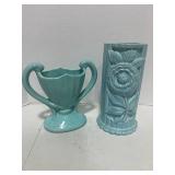Vintage Double Handled Carmark Trophy Vase (Hairline) and 1940