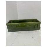 Vintage Haeger Green Planter and Green McCoy Planter