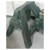 Pair of 18" Green Sawhorses