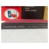 4 Books: Texas by Michener, Vladimir Nabokov Ada by Lolita, Engineers and Fireman