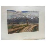 6 Unframed Numbered Prints 19" X 14"