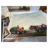 Set of 13 , 1948 Minneapolis Moline Power Implement Co Prints Great Condition 10" X 13"