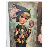 Two Vintage Unframed 1965 Big Eye Goji Prints 6" X 15"