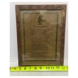Antique 1910 Framed Print of Kiplin