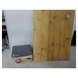 Wood Bread Board and 4 in 1 Egg Sli...