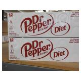 2 Diet Dr Pepper 12 packs...