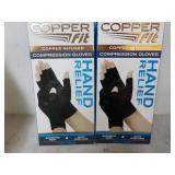 Copper fit Compression Gloves 2 pai...