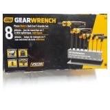 Gear Wrench 8 pc Metric Ball End T-...