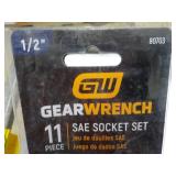 Gear Wrench 11 pc SAE Socket Set...