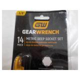Gear Wrench 14 pc Metric Deep Socke...