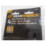 Gear Wrench 4 pc 3/8" Extension Set...