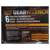 Gear Wrench 6 pc Mini Screwdriver S...