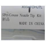5 sets 5 pcs Grease Nozzle Tip Kits...