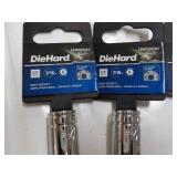 DieHard 3 sizes 6 total Deep Socket...