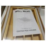 Wood Coffee Pod Holder...