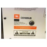JBL CS100Sub Cinema Sound Speaker System, One SUB & 2 Speakers