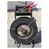 Signode Model DF-15 Industrial Steel Strapping Dispenser cart