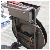 Signode Model DF-15 Industrial Steel Strapping Dispenser cart