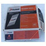 Paslode 3"X 0.120", Appro. 2500 Qty, Framing Nails, Brite Interior, Smooth Shank, Paper Tape,