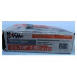 Paslode 3"X 0.120", Appro. 2500 Qty, Framing Nails, Brite Interior, Smooth Shank, Paper Tape,