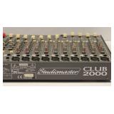 Club 2000 Studiomaster 142, 10 Channel Analogue Stereo Mixer Console